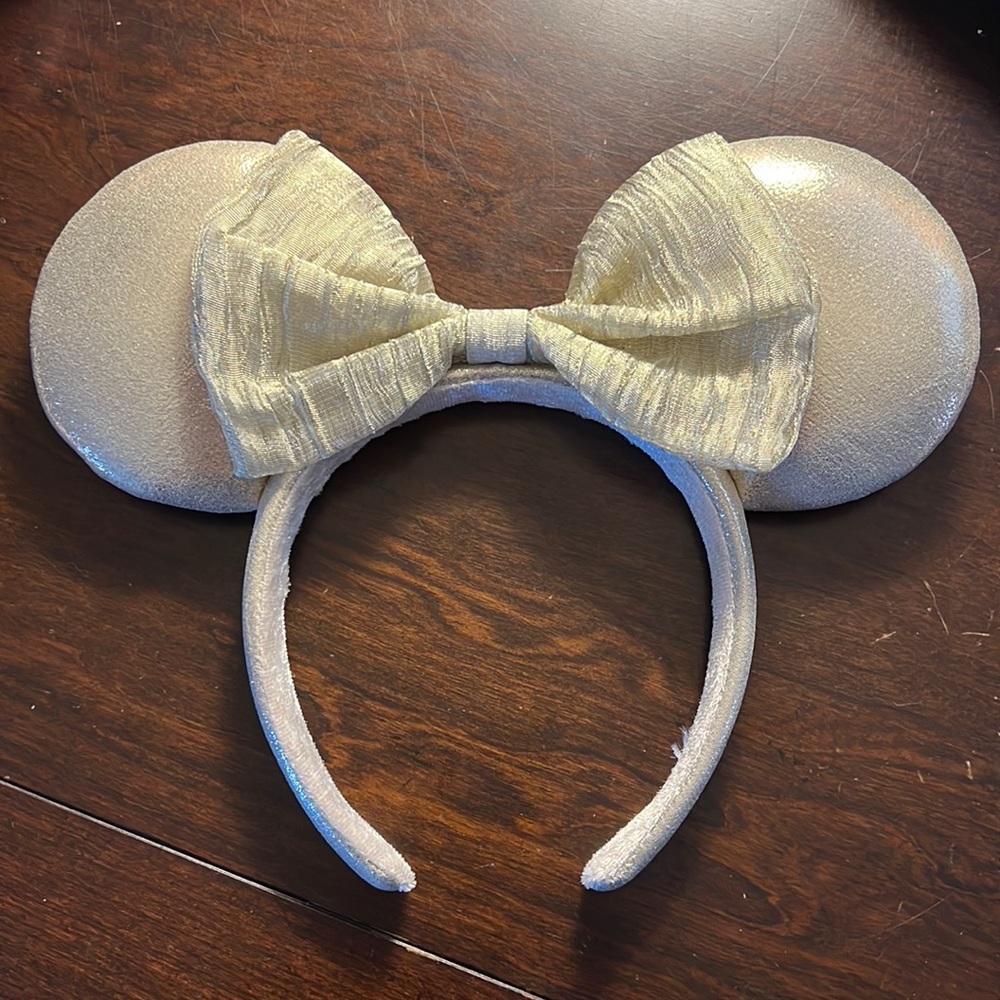 Disney champagne pearl ears